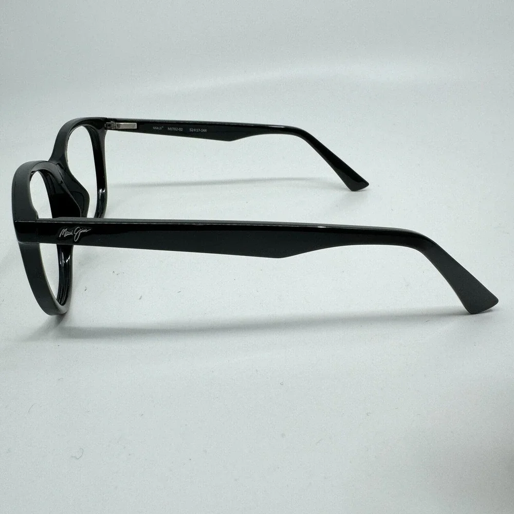 Maui‎ Jim Sunglasses Frames MJ782-02 52-17-144 CATHEDRALS Black H10435